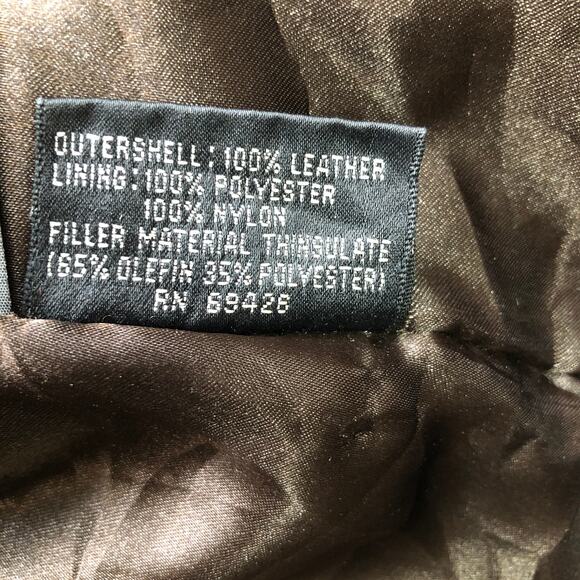 Vintage Wilsons Leather Adventure Bound Long Leather Coat Mens Medium Thinsulate - Picture 12 of 15